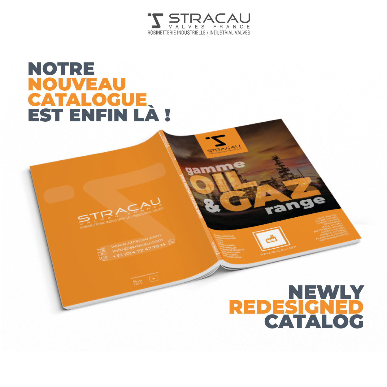 Nouveau départ pour notre catalogue OIL & GAZ !